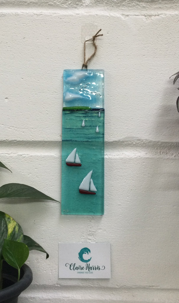 Large Hanger - Sea scene with sailing boats