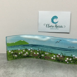 Small Freestanding Wave - Sea Pinks