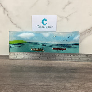 LIMITED EDITION 9cm Freestanding Wave Gig Rowers