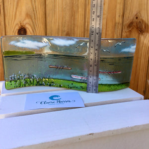 LIMITED EDITION 9cm Freestanding Wave Gig Rowers