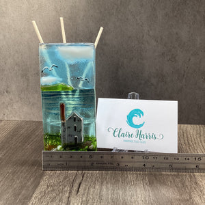 Fused Glass Reed Diffuser - Engine House