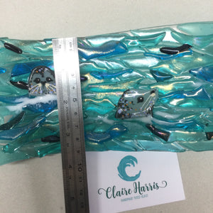 9cm Trio of Seals Freestanding Wave