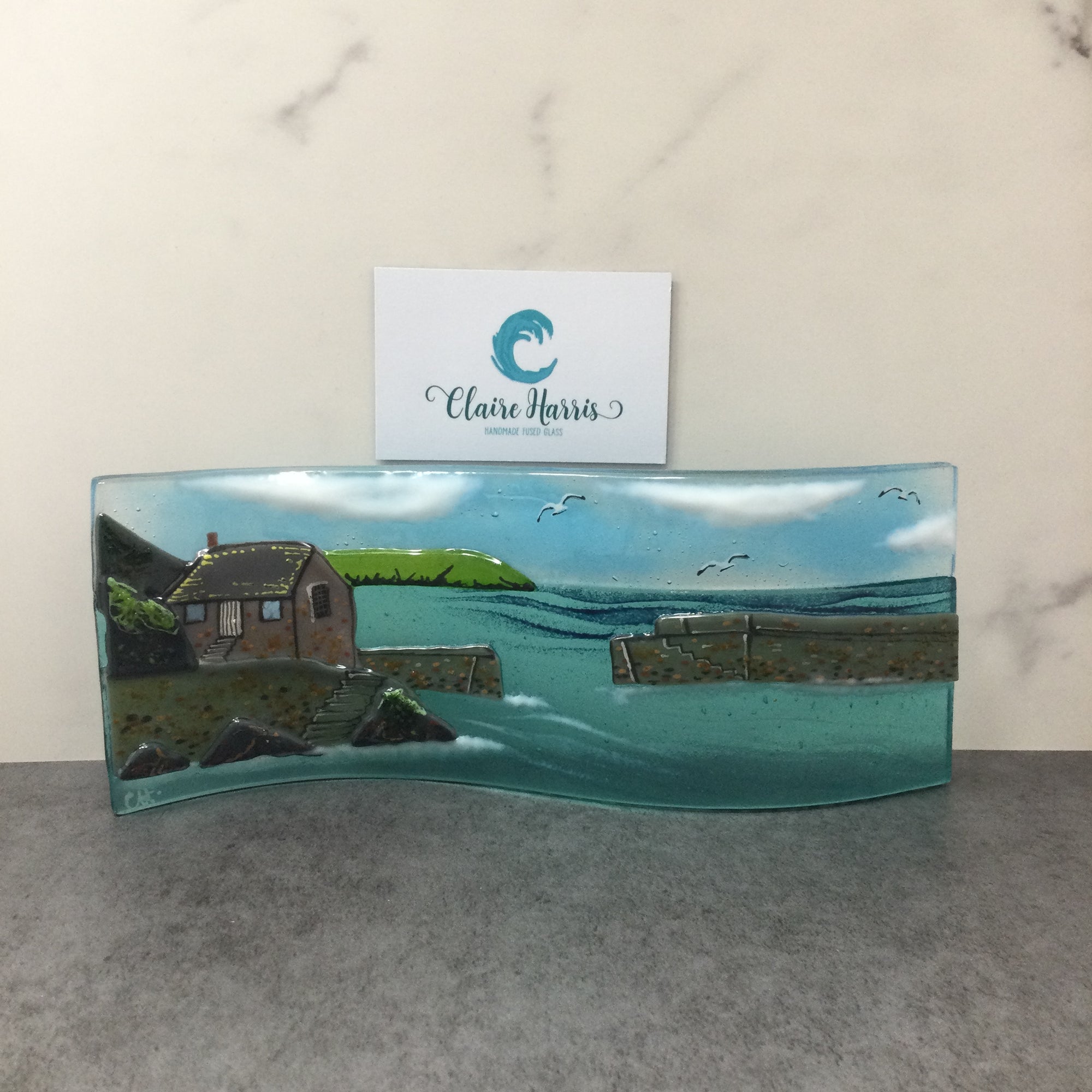 9cm Mullion Cove freestanding wave