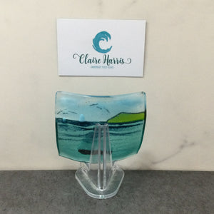 Trinket Dish - Sea scene with sailing boat