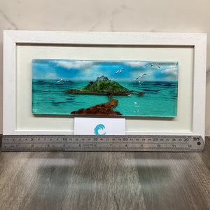 Large Framed Rectangle St Michaels Mount