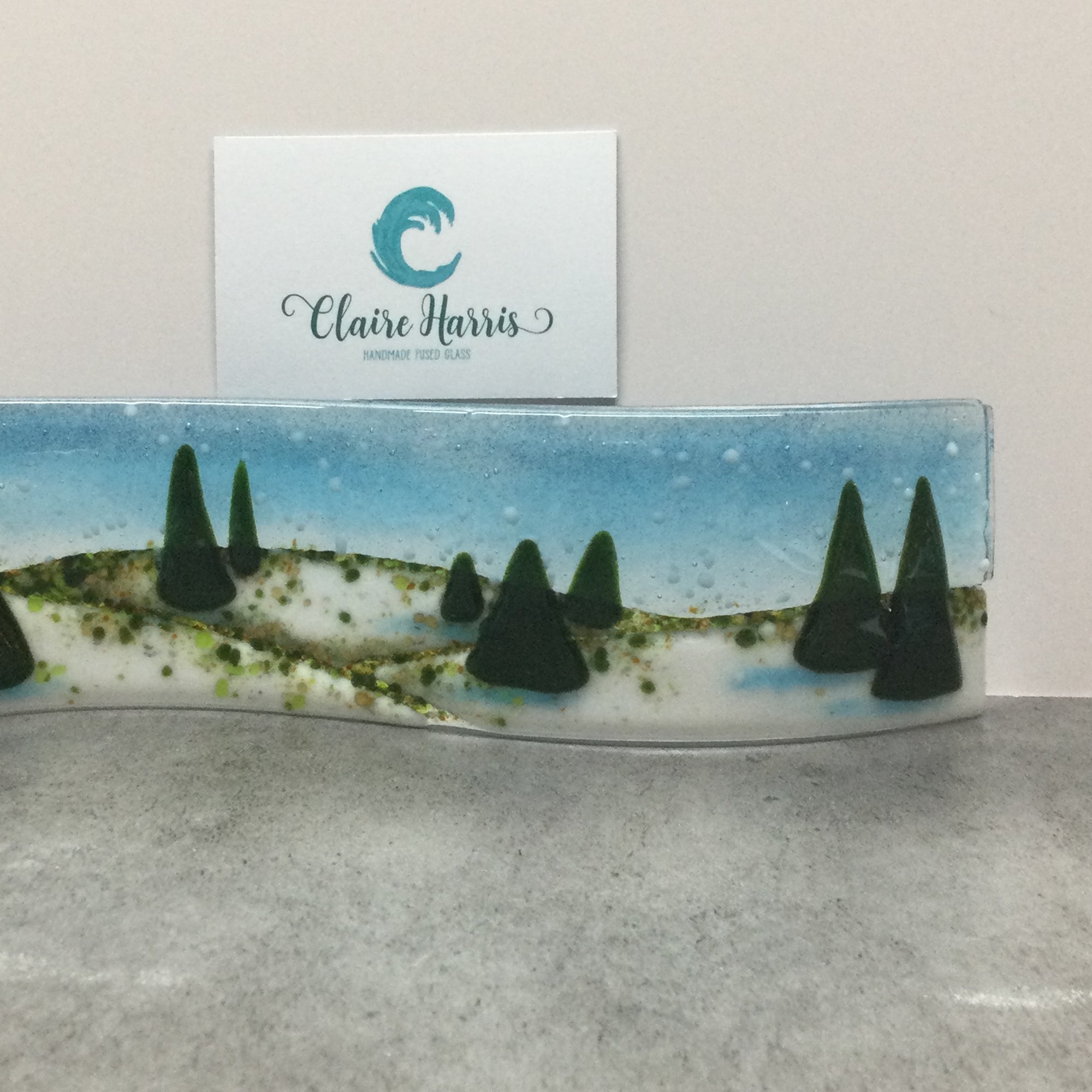 Christmas Scene 6cm small freestanding wave LIMITED EDITION
