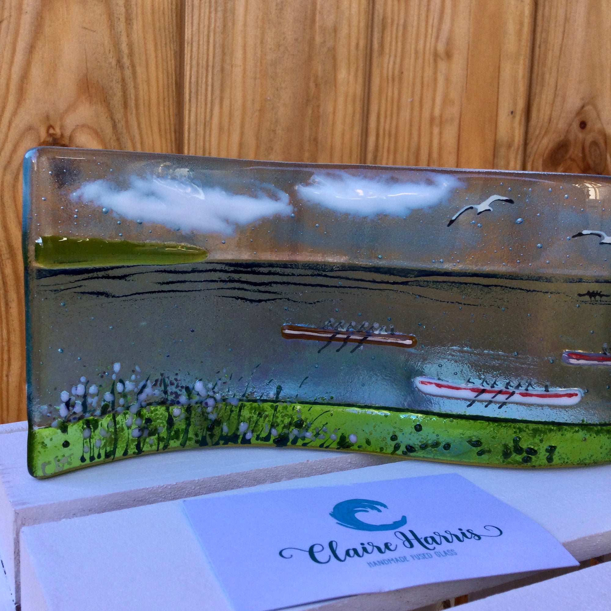 LIMITED EDITION 9cm Freestanding Wave Gig Rowers