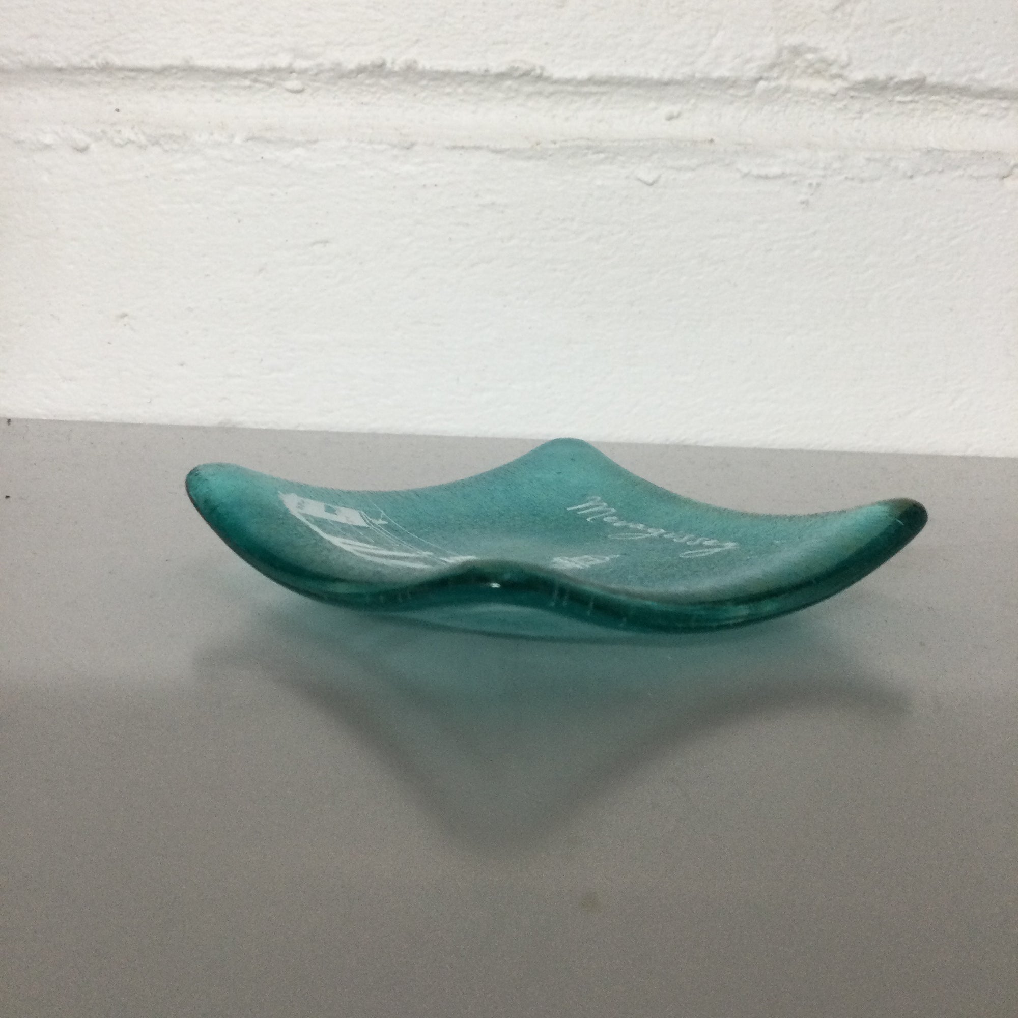 Mevagissey Light Aqua Trinket Dish 8cm