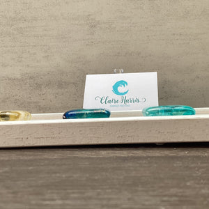 Colours of Cornwall, Framed Fused Glass artwork