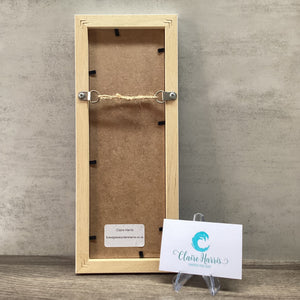 Colours of Cornwall, Framed Fused Glass artwork