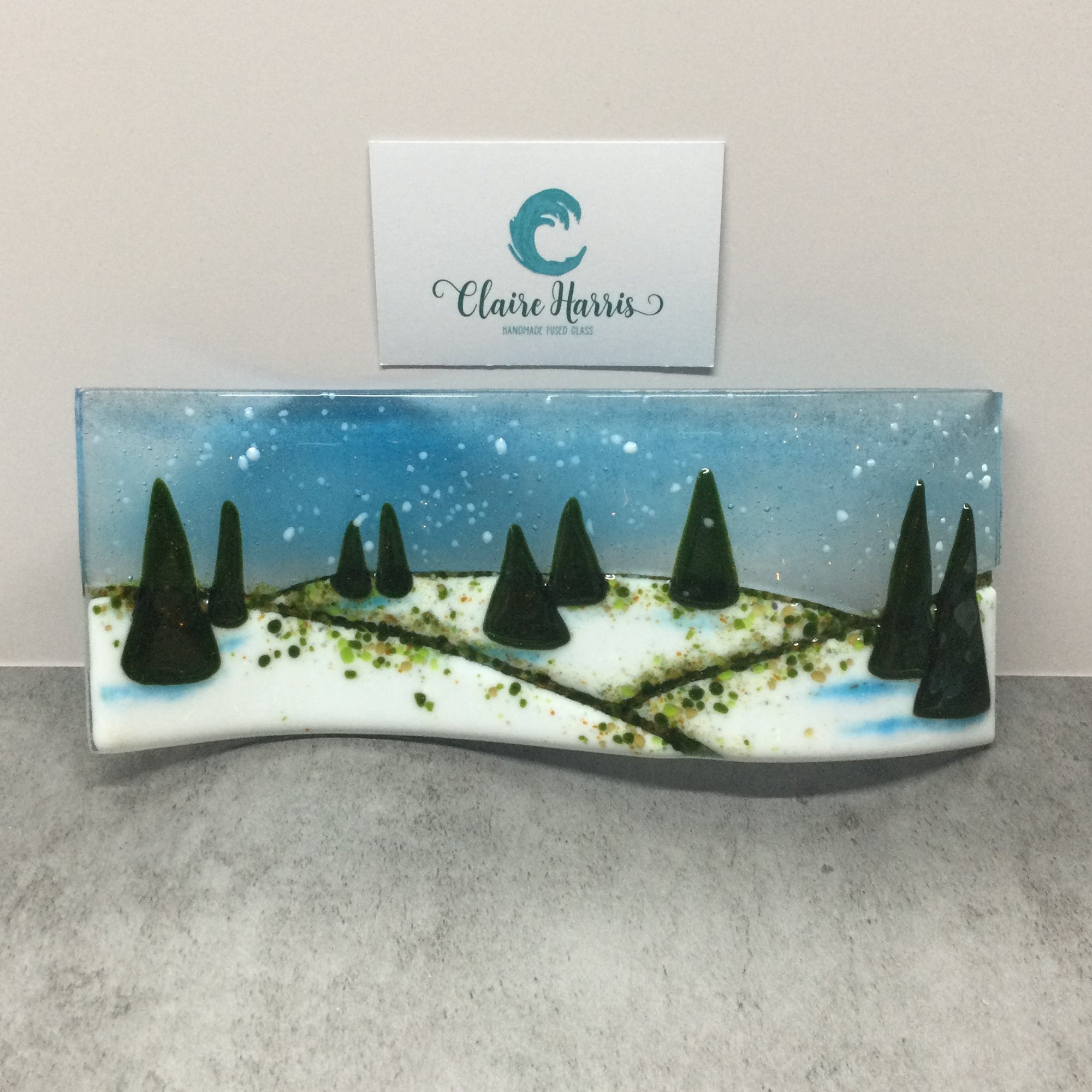 Christmas Scene 9cm large freestanding wave LIMITED EDITION