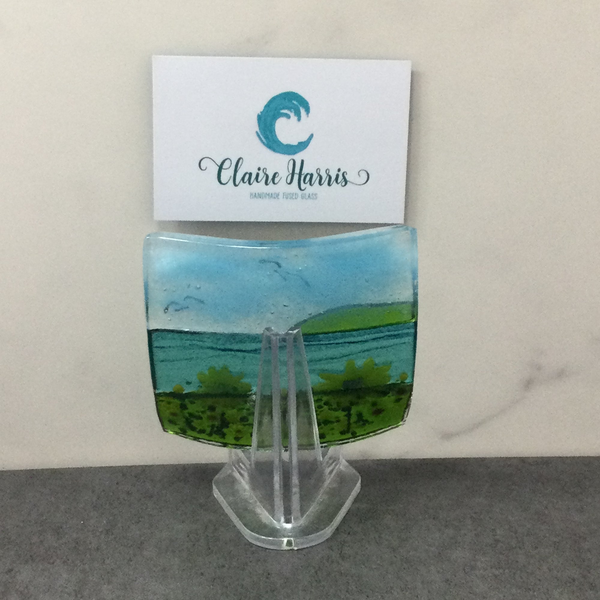 Trinket Dish - Sunflower Field Scene