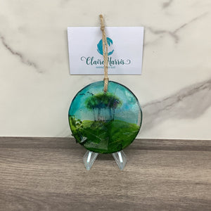 8cm Nearly Home Trees Disc Hanger