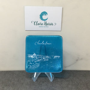 Charlestown Turquoise Trinket Dish 8cm