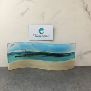 Limited Edition Large Freestanding Wave - Godrevy Lighthouse