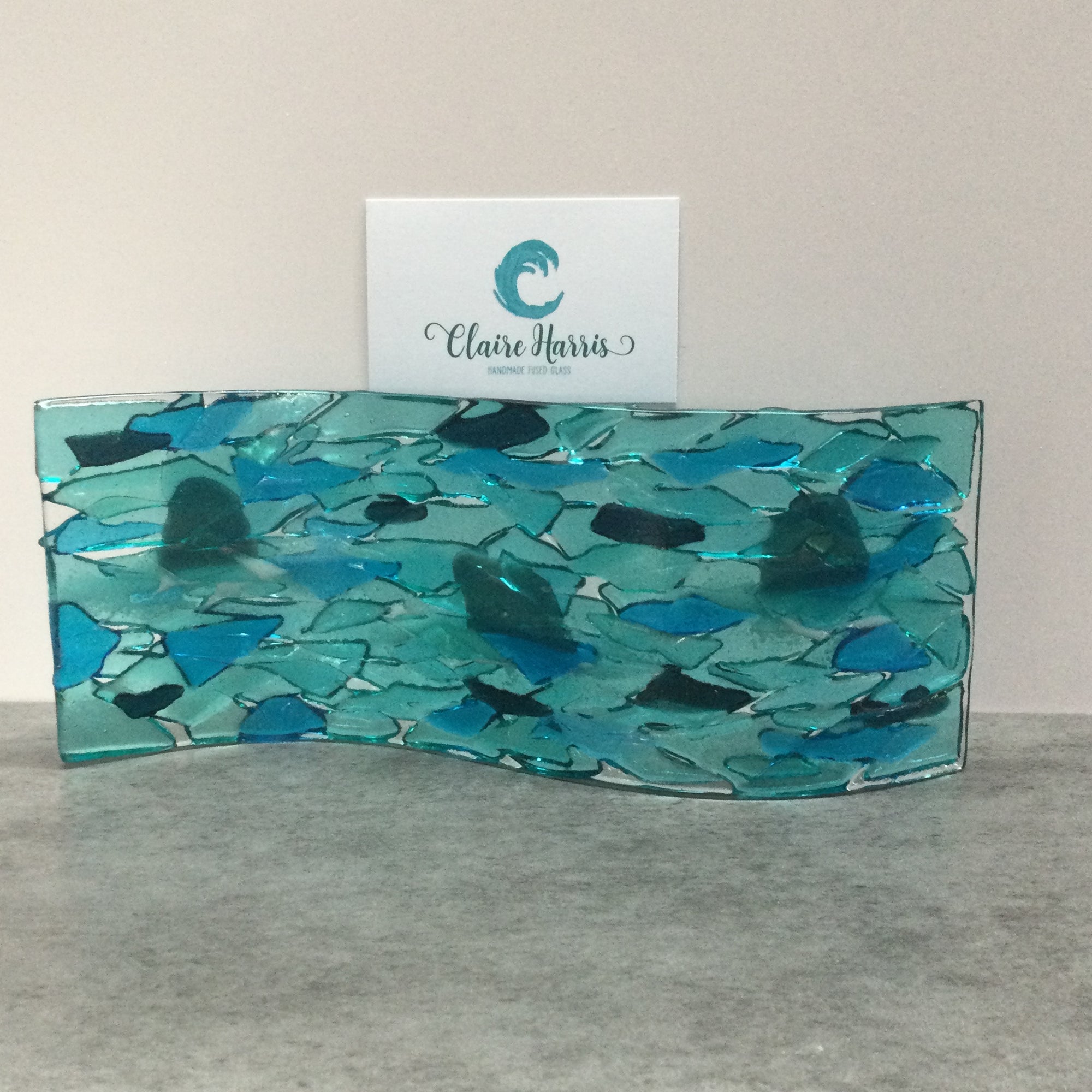 9cm Trio of Seals Freestanding Wave