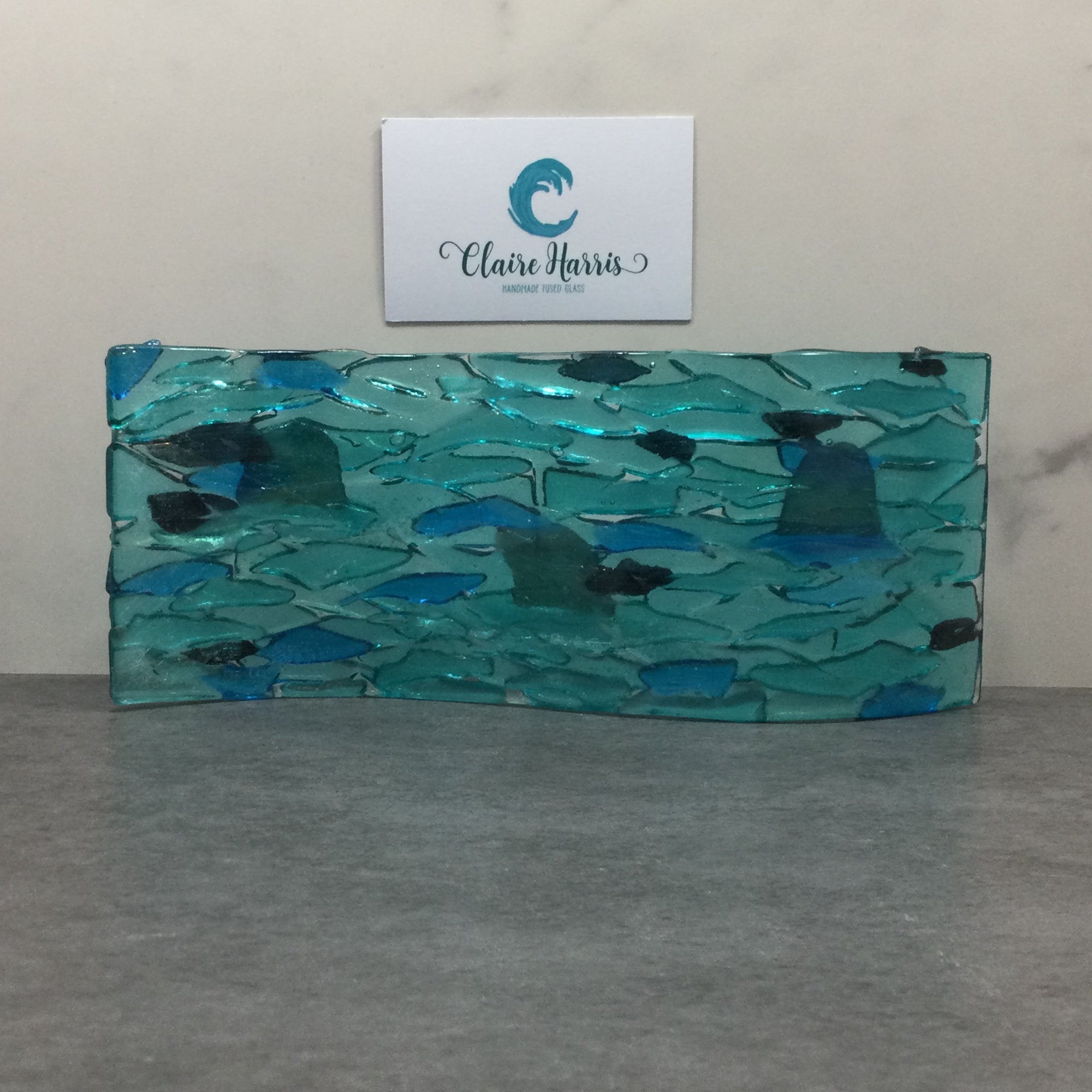 9cm Trio of Seals Freestanding Wave