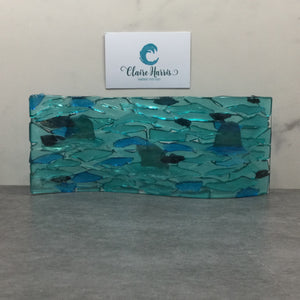 9cm Trio of Seals Freestanding Wave