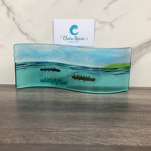 LIMITED EDITION 9cm Freestanding Wave Gig Rowers