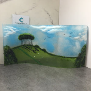 Jumbo Fused Glass Nearly Home Trees, Cornwall Border, Cookworthy Knapp