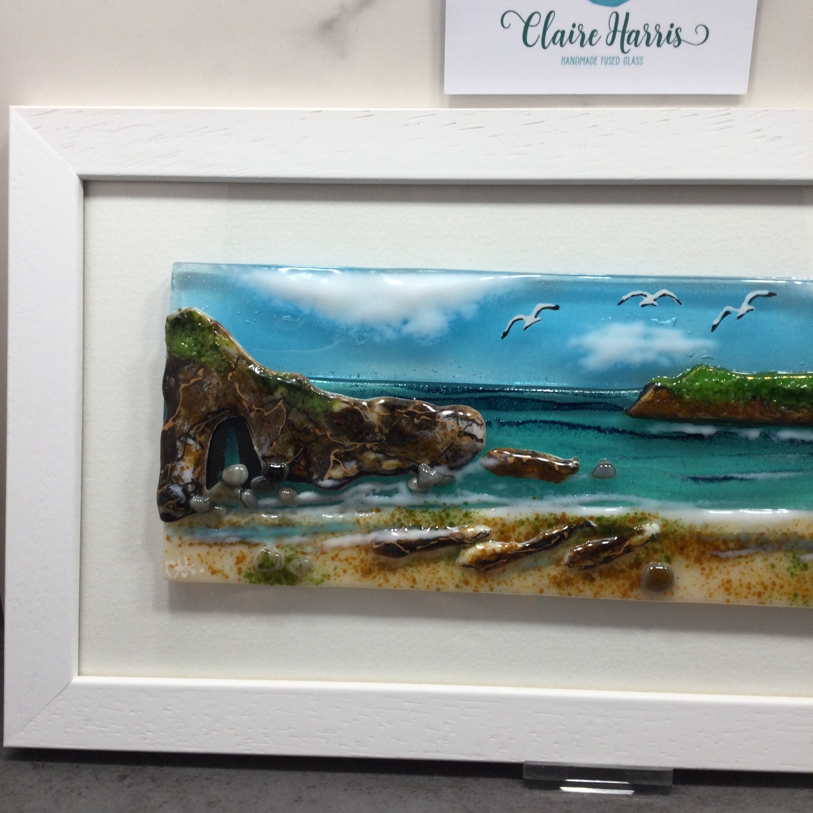 Large Framed Rectangle Nanjizal Scene