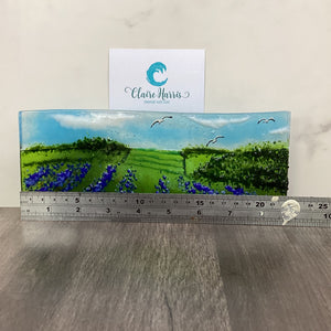 Large Freestanding Wave - Lavender Field