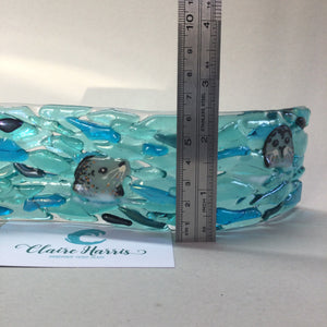 6cm Trio of Seals Freestanding Wave