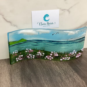 Large Freestanding Wave - Sea Pinks