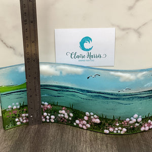 Large Freestanding Wave - Sea Pinks