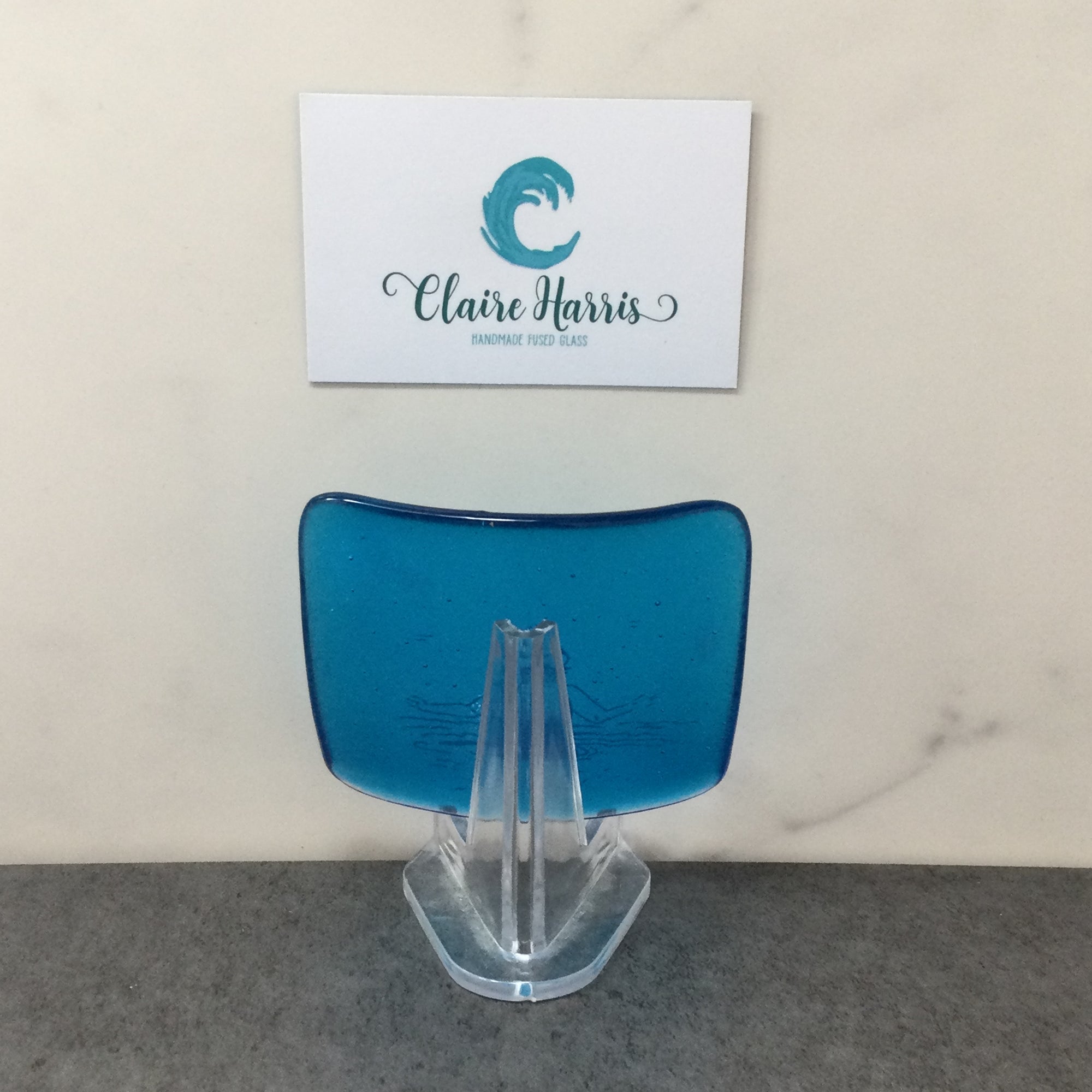 Cornish Wild Swimmer with Bobble Hat, Turquoise, Trinket Dish.