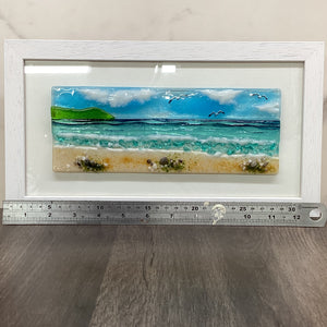 Large Framed Rectangle Sea Scene
