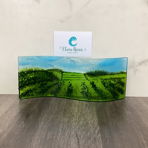 Large Freestanding Wave - Lavender Field