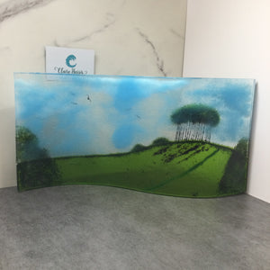 Jumbo Fused Glass Nearly Home Trees, Cornwall Border, Cookworthy Knapp