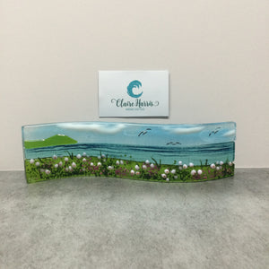 Small Freestanding Wave - Sea Pinks