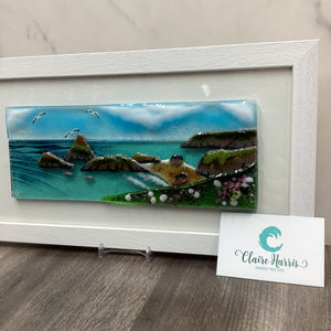 Large Framed Rectangle Kynance Cove