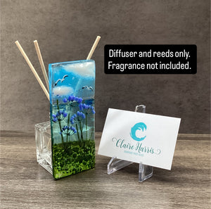 Fused Glass Reed Diffuser - Agapanthus