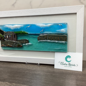 Large Framed Rectangle Scene - Mullion