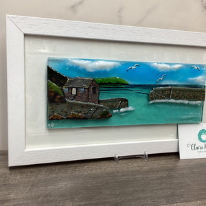 Large Framed Rectangle Scene - Mullion