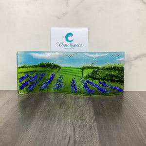 Large Freestanding Wave - Lavender Field