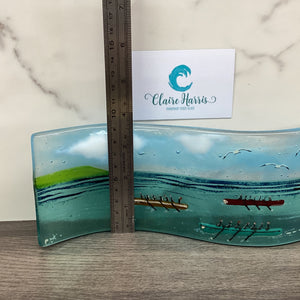 LIMITED EDITION 9cm Freestanding Wave Gig Rowers