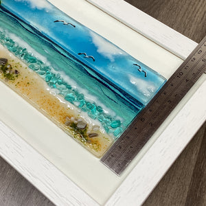 Large Framed Rectangle Sea Scene