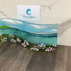 Large Freestanding Wave - Sea Pinks