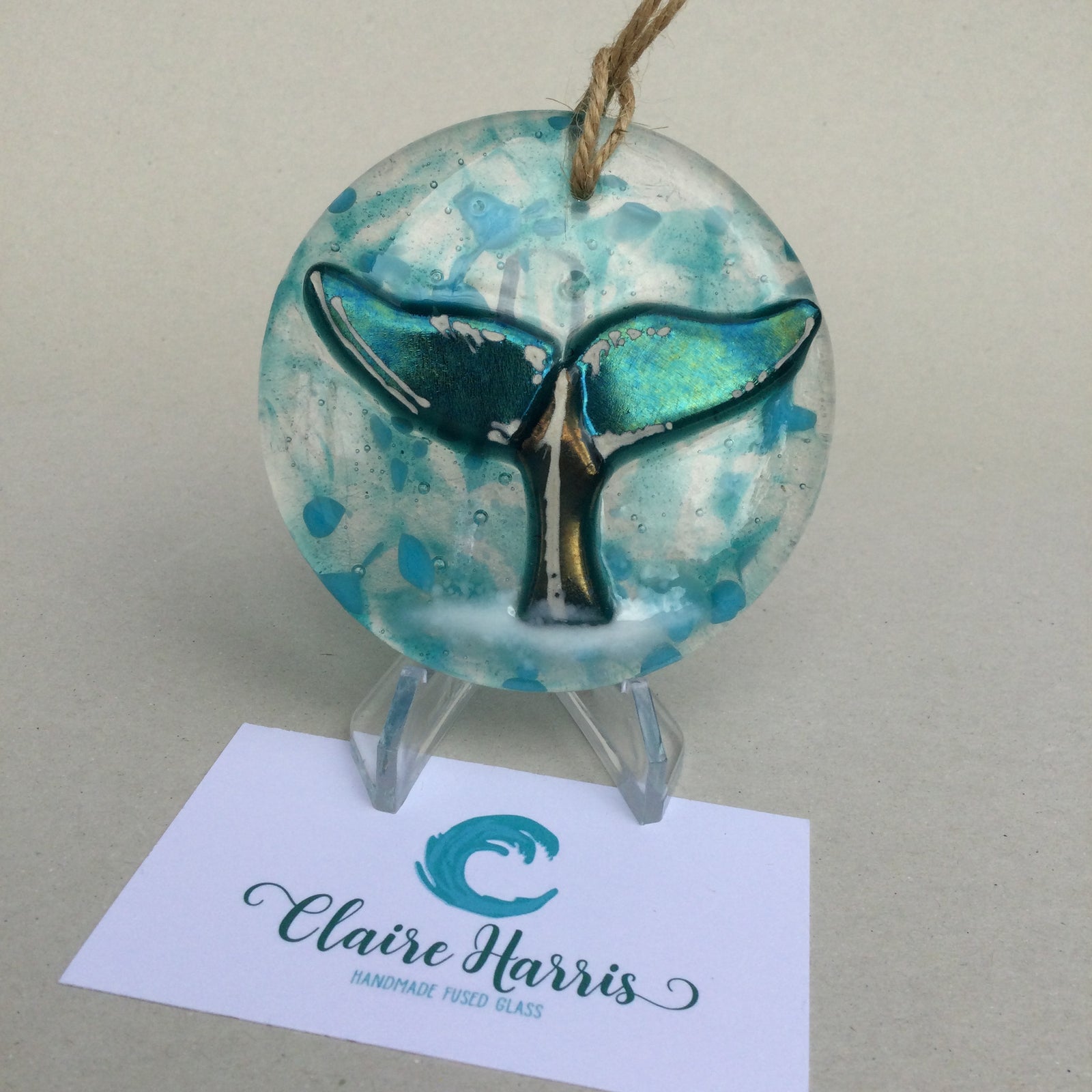 Hanging Disc - Whale Tail