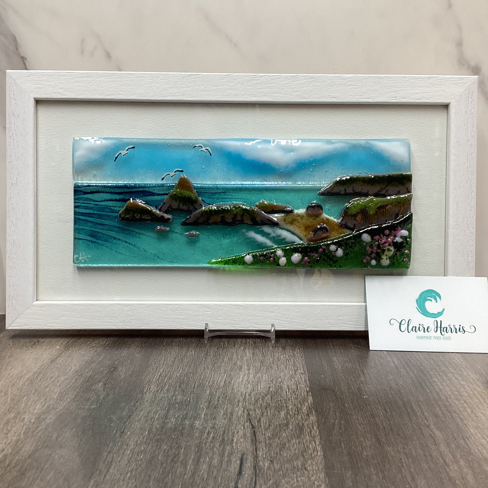 Large Framed Rectangle Kynance Cove