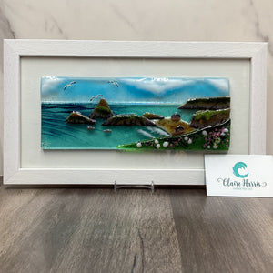 Large Framed Rectangle Kynance Cove