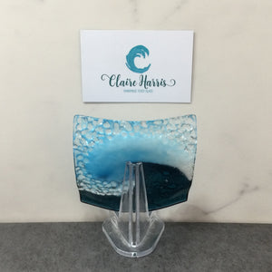 Trinket Dish - Crashing Wave Dark Aqua