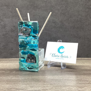 Fused Glass Reed Diffuser - Seal Duo