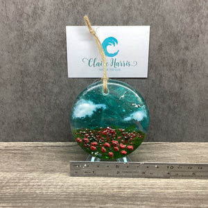 8cm Poppy Disc Hanger