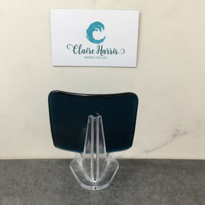 Cornish Wild Swimmer with Bobble Hat, Dark Aqua Trinket Dish