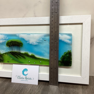 Large Framed Rectangle Nearly Home Trees